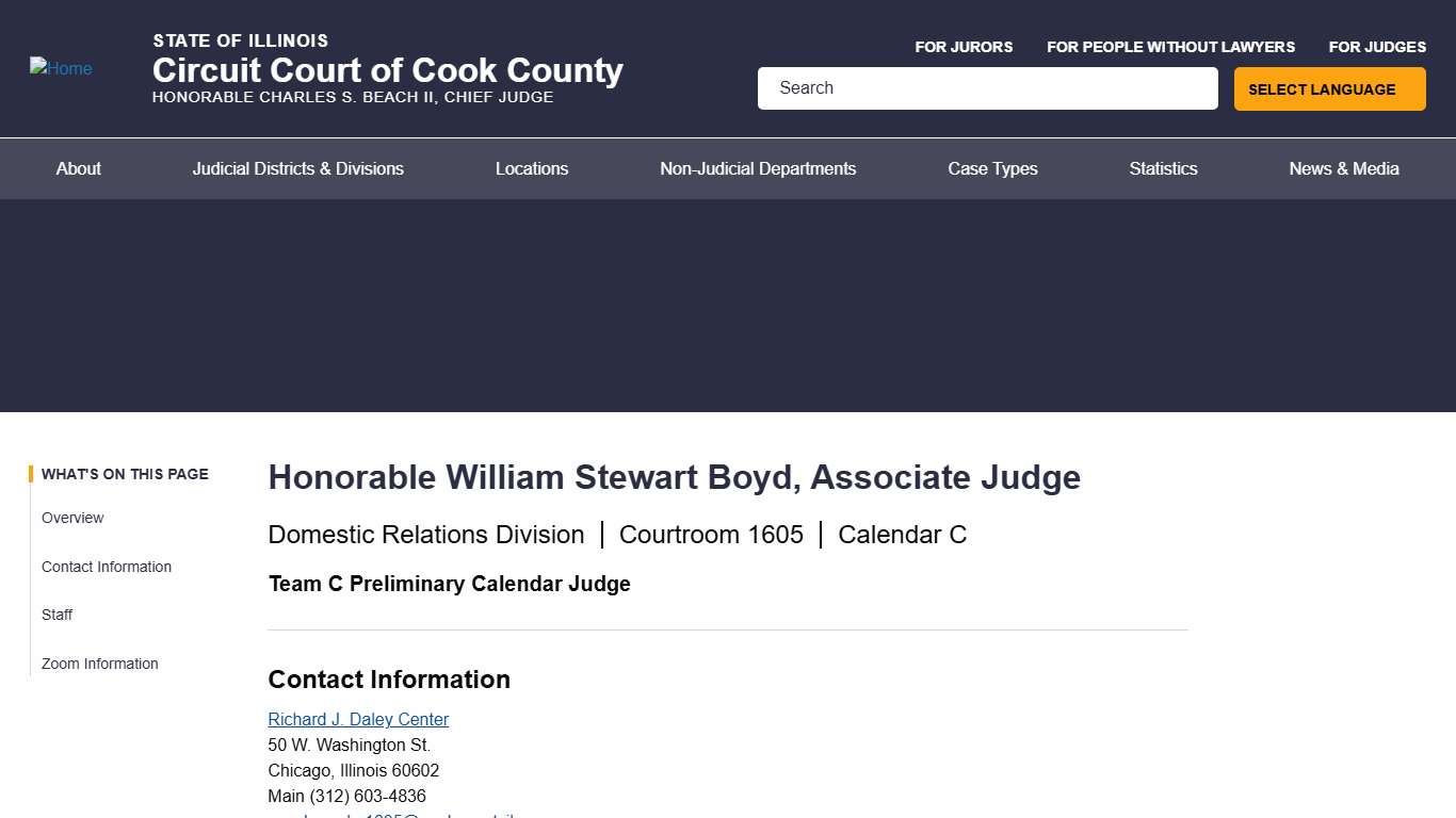 Boyd, William Stewart Circuit Court of Cook County