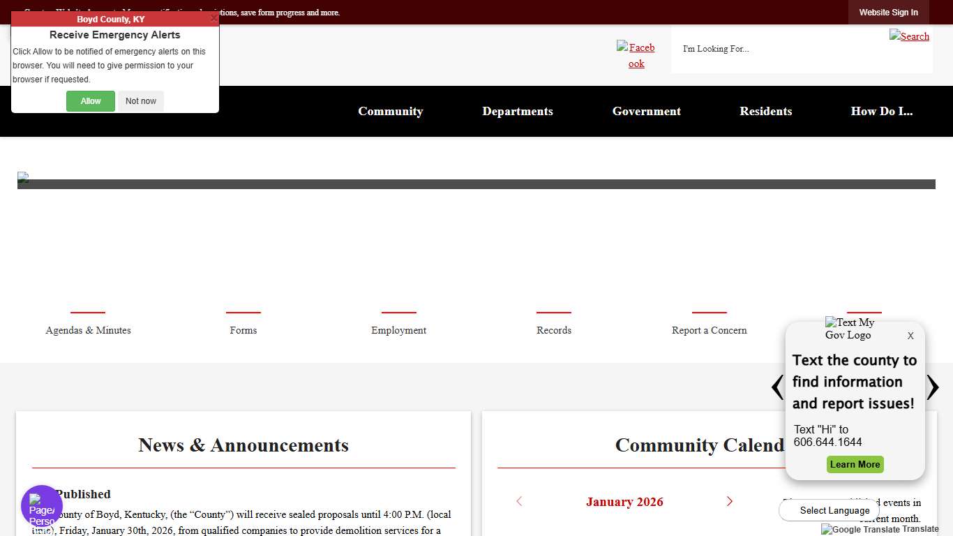 Boyd County, KY Official Website